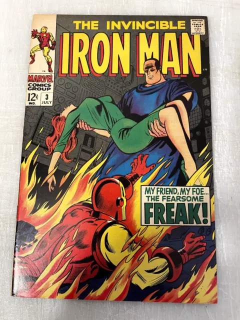 The Invincible Iron Man #3 Silver Age Marvel Comics 1968