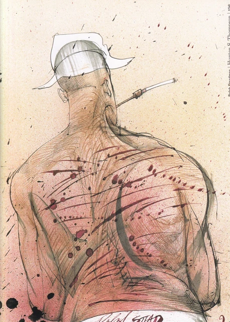 Hunter S Thompson - Rolling Stone Magazine Mini Poster/ Clipping