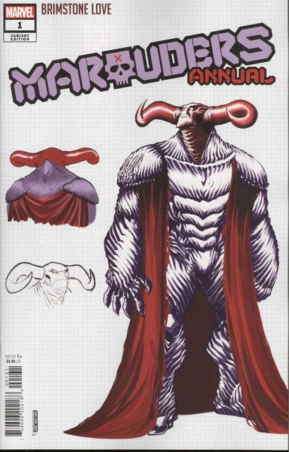 Marauders Annual 1 Baldeon Design 1:10 Variant Vf/Nm Marvel Hohc 2022