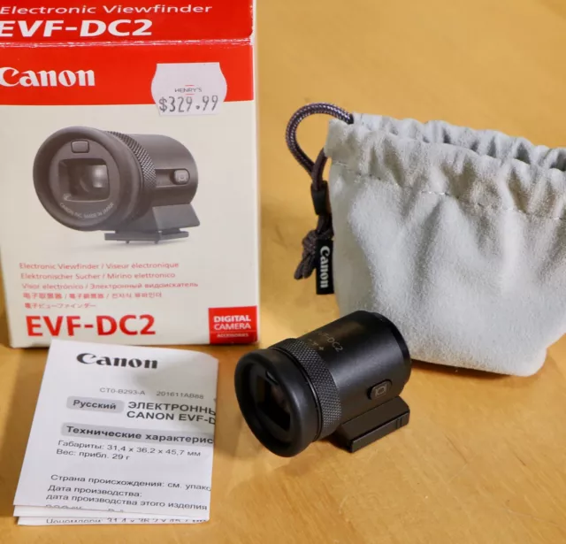 Canon EVF-DC2 Electronic Viewfinder - MINT