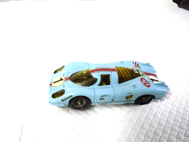 Voiture Jouef Porsche GT Circuit 1:43 - Le Mans 1960, Grise, Signée