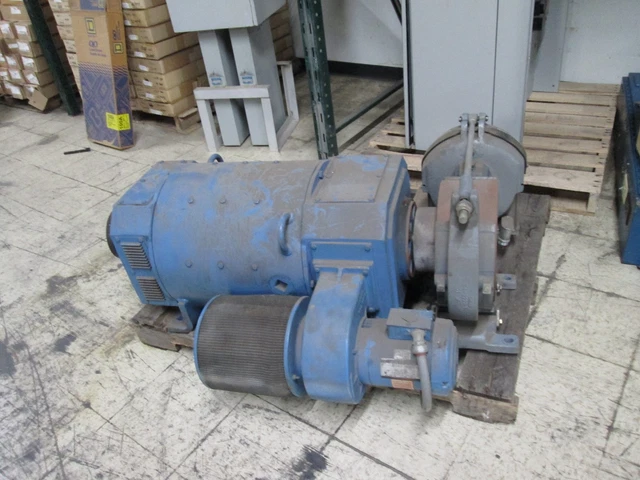Emerson DC Motor w/ Blower & Brake 3680B152000 20HP 500VDC 300/150 UPC Field Emerson DC Motor w/ Blower & Brake 3680B152000 20HP 500VDC 300/150 UPC Field