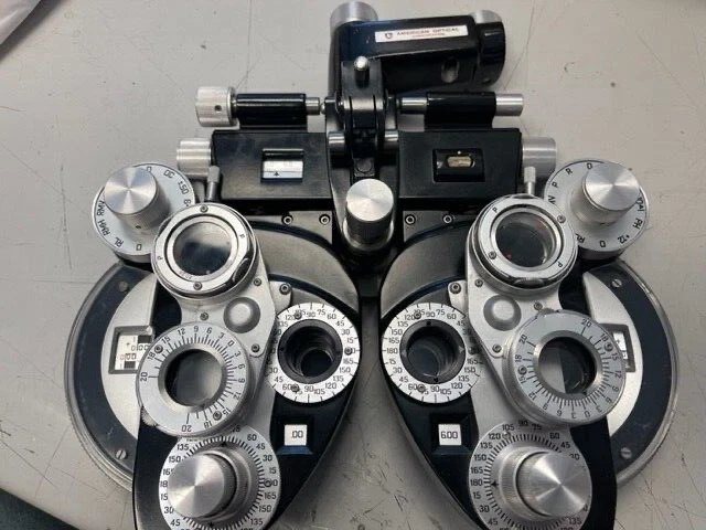 American Optical Plus Cylinder Model 11635 Phoropter-Good Condition!