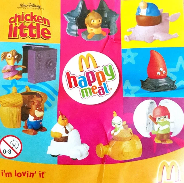 2005 DISNEY'S CHICKEN Little Mcdonalds Happy Meal Toys UPick 4.99