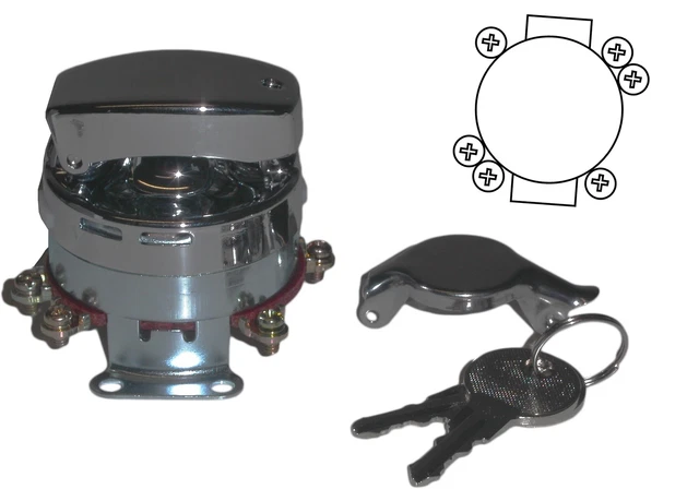 Motorcycle Wireless Ignition Switch Tail box Lock with Keys For Harley Davidson