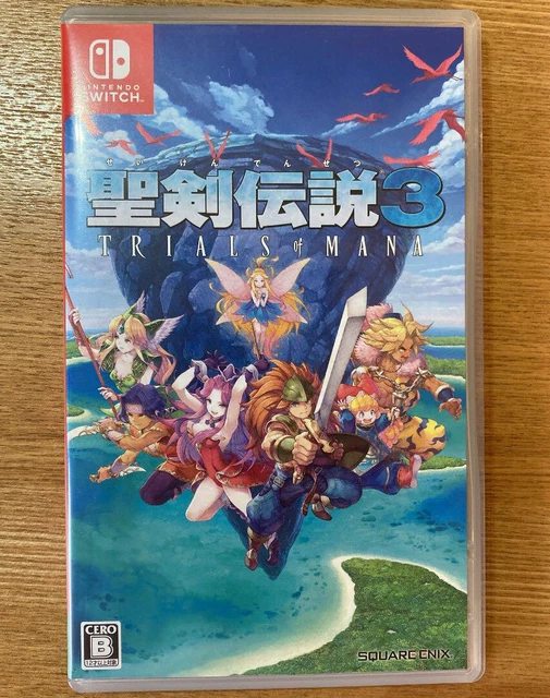Seiken Densetsu 3 Trials of Mana Nintendo Switch Japan Tested English European