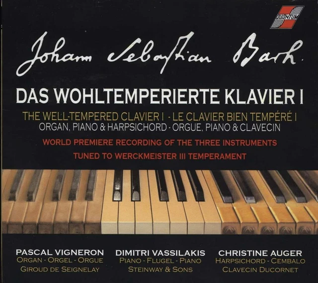 JOHANN SEBASTIAN BACH - The Well-tempered Clavier I - 2 Cd EUR 26,20 - PicClick IT