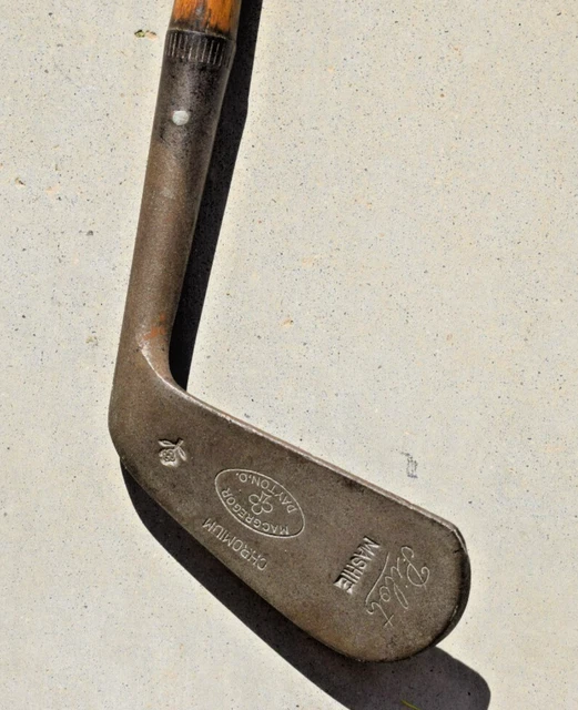 Fer 5 Mashie Forgé Vintage P. Goldsmith & Sons, Manche En Bois, Droitier