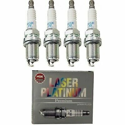 4 X NGK Laser Platinum Resistor Performance Power Spark Plugs PZFR5D11 # 7968