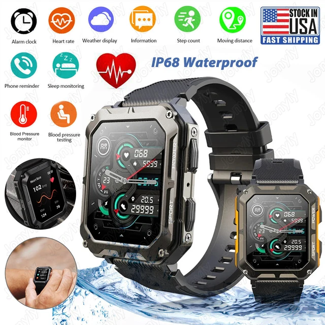 SMART WATCH MILITARY Tactical Men Sport Heart Rate Fitness Tracker