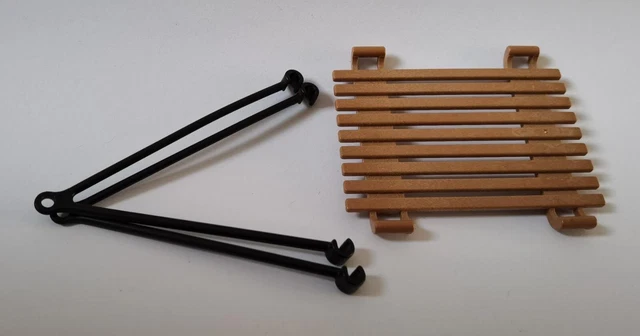 PLAYMOBIL X2 POULIE CROCHET BATEAU PIRATE 4444 5009 5135 5646 5881 6481