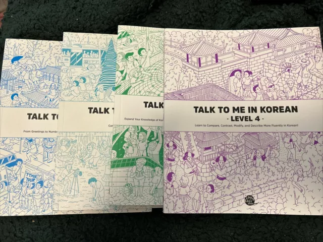 Talk To Me In Korean Textbooks Level 1-4