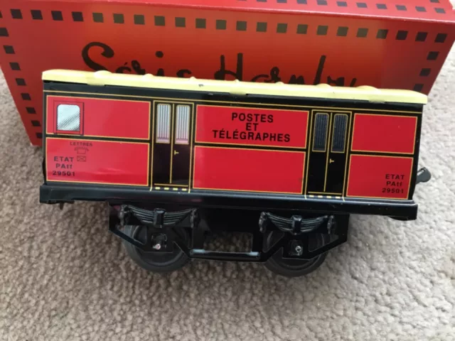 Hornby O Gauge M Series French Postal (Mail) Coach wagon boxed Free p&p #18