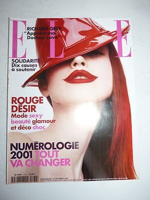 Magazine mode fashion ELLE French #2190 28 decembre 1987 Julien Clerc 