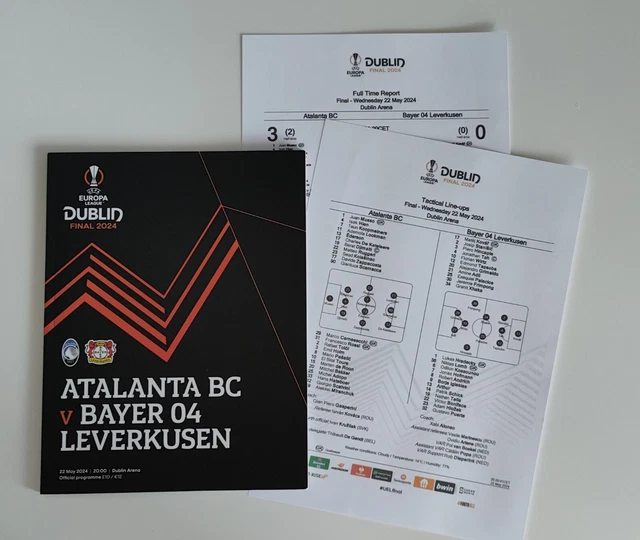 2024 UEFA EUROPA League Final ATALANTA v. BAYER LEVERKUSEN Official