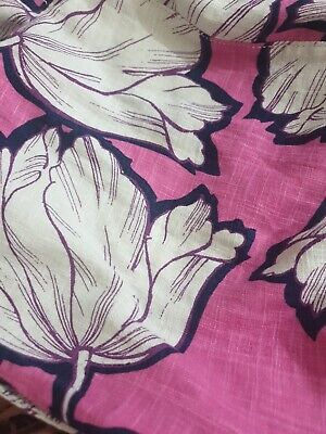 Abito a tunica NEXT rosa stampa floreale misto lino taglia 18 nuovo con etichette festa per vacanze 3