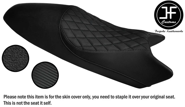 Dsg4 Black St Carbon Grip Vinyl Custom For Ducati Monster 93-07 Seat Cover