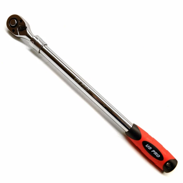1/2" drive Extendable Ratchet 18-24" (460mm-610mm) socket driver by US-Pro AT31