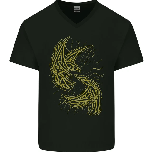 T-shirts à Séchage Rapide De Style Viking Pour Hommes Norse Odin Raven Tatouage T-shirts T-shirts à Séchage Rapide De Style Viking Pour Hommes Norse Odin Raven Tatouage T-shirts