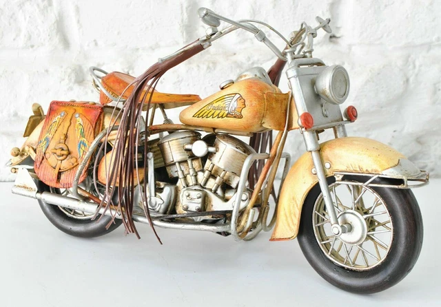 1957 Indien Moto 1:8 Echelle Maison / Bureau Parfait Décor Solde