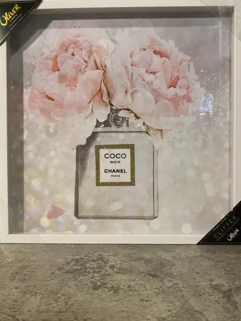 OLIVER GAL ART Coco Chanel Tiffany And Co. Yorkie Shadowbox Wall Art 14 x  14 $60.00 - PicClick