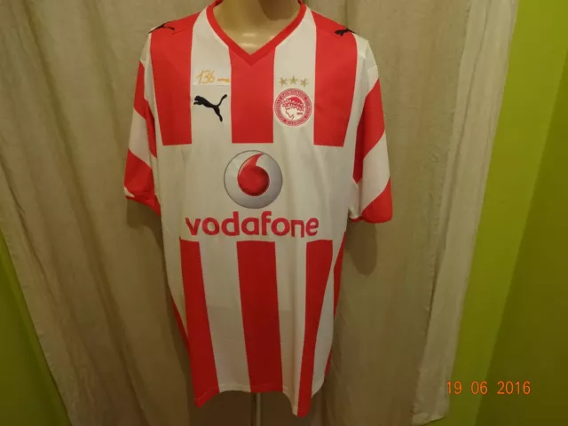 Olympiakos Piräus Original Puma Heim Trikot 2008/09 "Vodafone" Gr.XL Neu