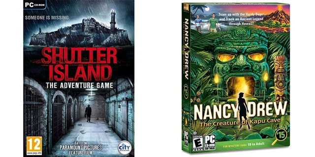 nancy drew creature kapu cave&shutter island&alone in the dark&eleusis newsealed