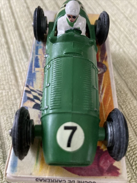 A rare early Crescent Toys made diecast model red racing car with