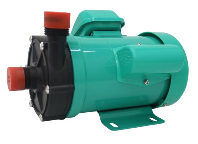110V Corrosion-resistant Magnetic Drive Pump Plastic Pump Head 1" Inlet & Outlet