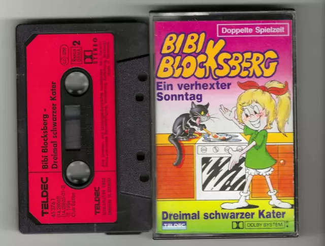 MC Bibi Blocksberg - Doppelfolge 13 und 22 - TELDEC Club 1984 Kassette Rarität