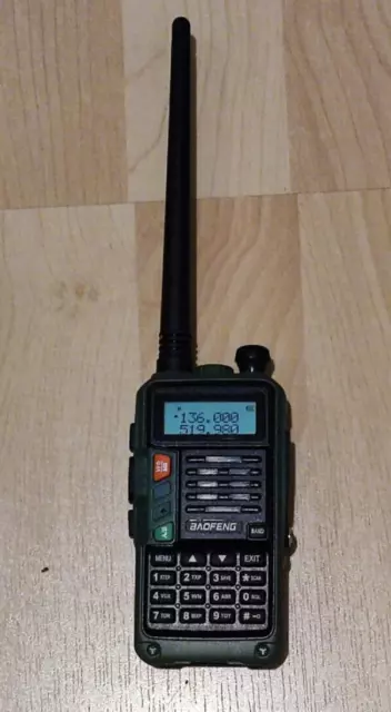 BaoFeng UV-S9 Plus talkie walkie neuf.. frequences pmr programmer vert noir