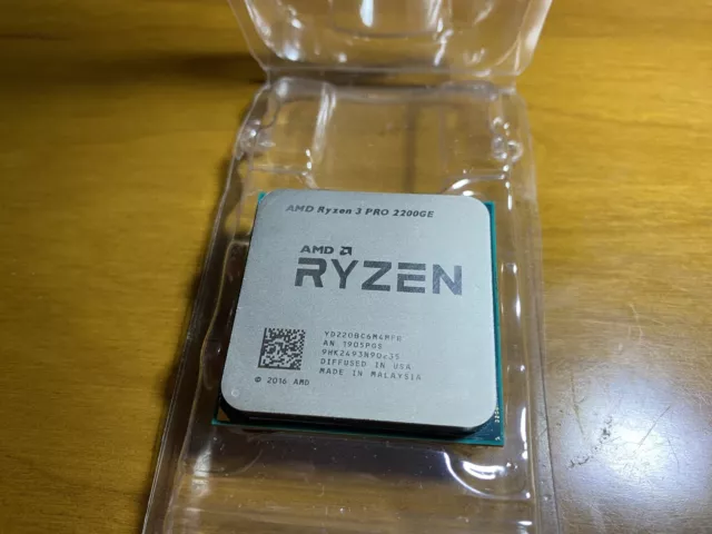 AMD RYZEN 3 PRO 2200GE 4-CORE 3.2GHz SOCKET AM4 35W CPU PROCESSOR Tested