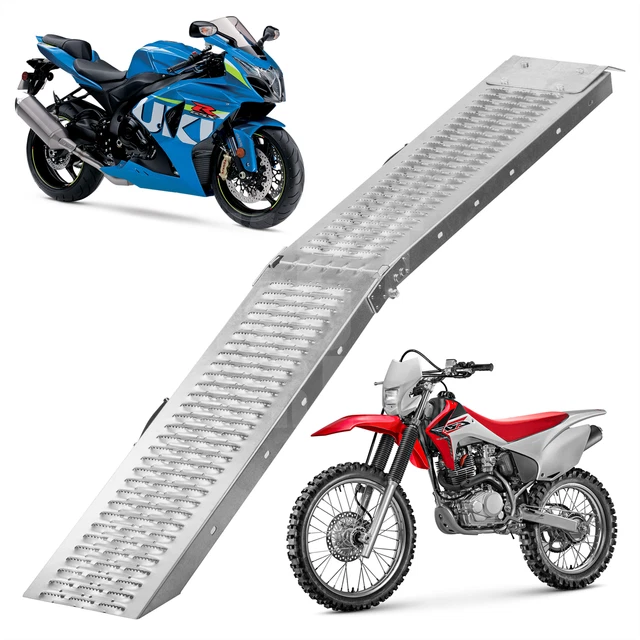 VEHICLE LOADING RAMP Heavy Duty 200Kg Capacity Folding Motorcycle Bike