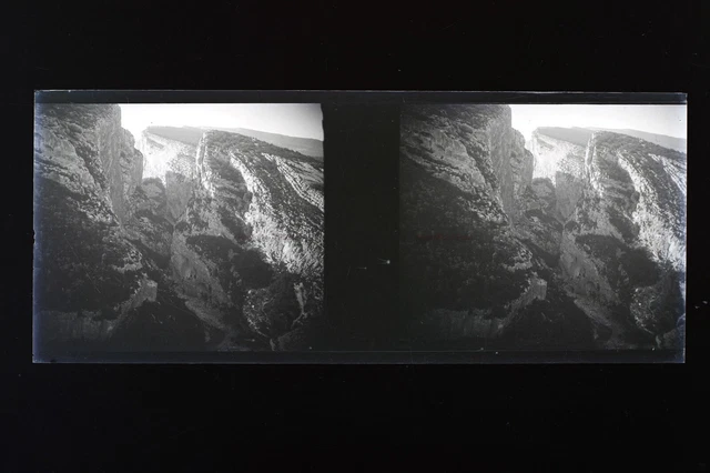 France Montagne Photo NEGATIF PL51L7n2 Plaque de verre Vintage 1931