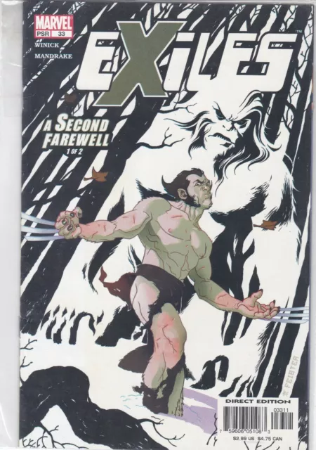 Marvel Comics Exiles Vol. 1 #33 November 2003 Fast P&P Same Day Dispatch