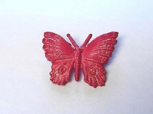 Belle Broche Papillon Vintage En Résine - Bijou Fantaisie Rétro Modèle 4202