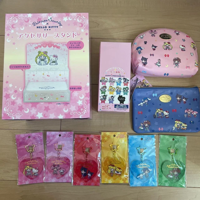 Portachiavi Hello Kitty E Sailor Moon – Figure Collezionabili, Multicolore, Unisex, Nuovo! - Foto 3