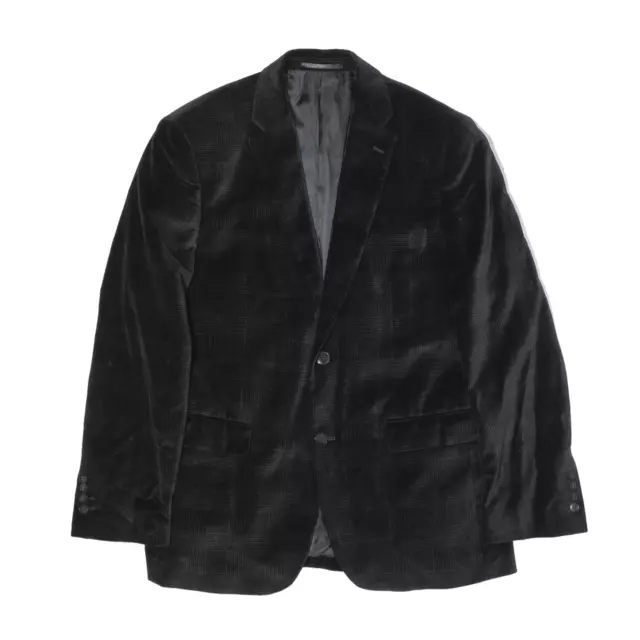CARVEN Blazer Giacca di Velluto Nero Uomo M