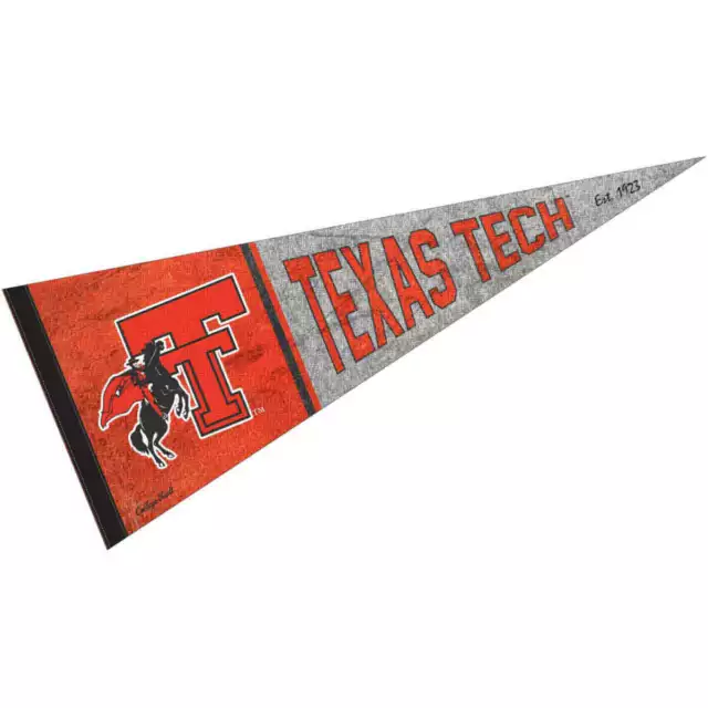 Texas Tech University Throwback Vintage Full Size Pennant