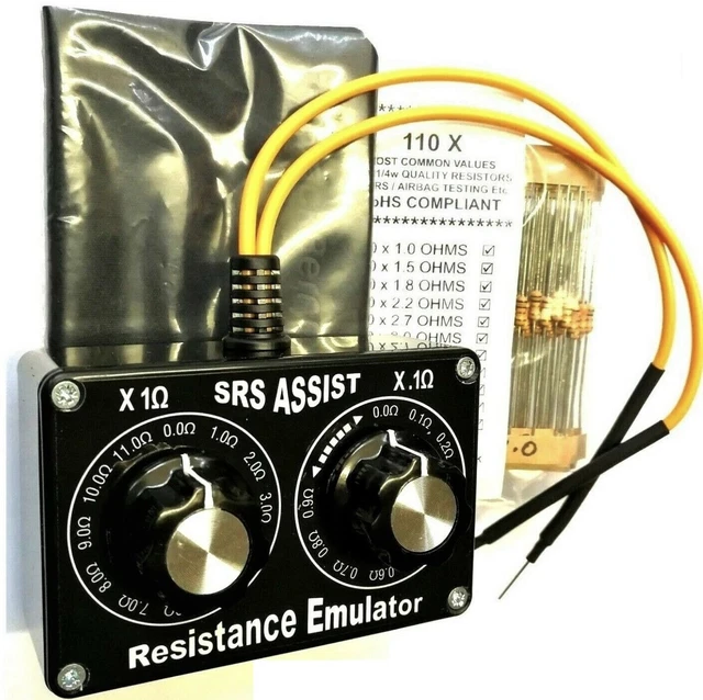 SRS AIRBAG RESISTANCE Emulator Test Tool Diagnostic Resistor Simulator