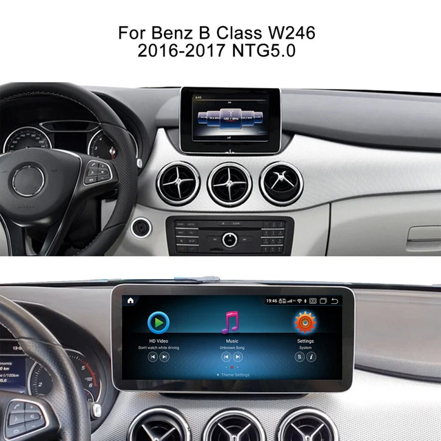 AUTORADIO GPS 10,25& 64 GB Android 13 per Mercedes Classe B W246 DAB+