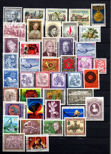 Briefmarken Sammlung  Österreich gest.  s. Scan