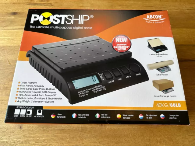 Abcon Postship Digitale 40Kg/88Lb Scala Digitale Multiuso