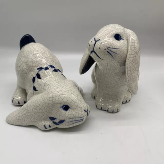 Dedham Pottery Vintage Rabbit Set