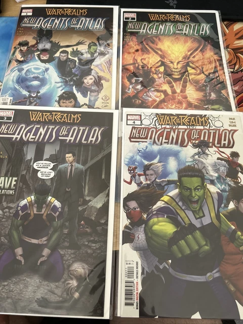 Marvel War Of The Realms New Agents Of Atlas 1,2,3,4 Sword Master 1st Appearance