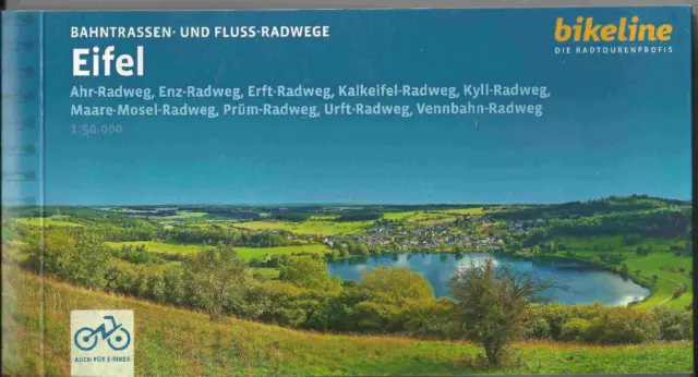 Radführer Bahntrassen- und Fluss-Radwege Eifel Ahr Erft,Prüm, Urft bikeline 2023