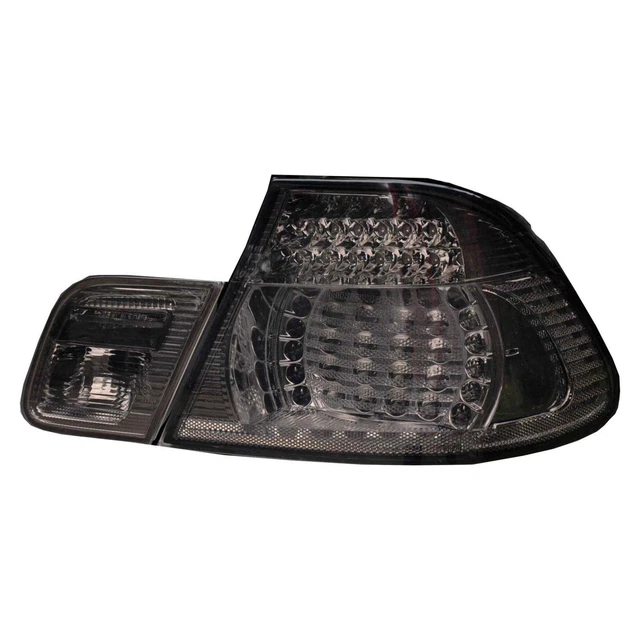 LED Posteriore Luci Set per BMW E46 Berlina Anno Fab. 01-05 Chiaro Fumare Nero