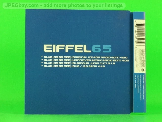 EIFFEL 65 BLUE (DA BA DEE) (L57) 4 Track CD Single including Picture ...