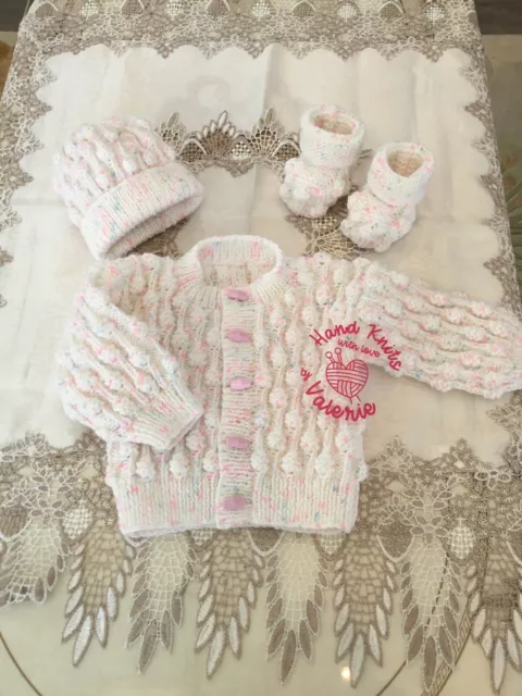 hand knitted baby cardigans sets 2