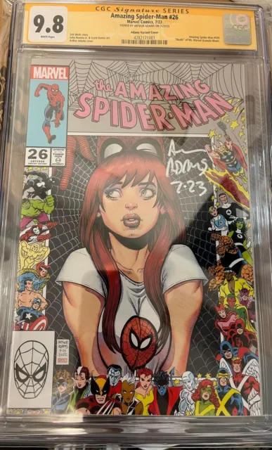 CGC 9.8 SS Amazing Spider-Man #26 Adams Variant Signed by Arthur Adams